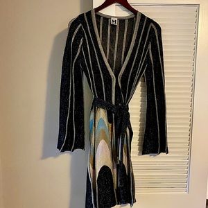 Vintage Missoni Sparkle wave pattern cardigan
